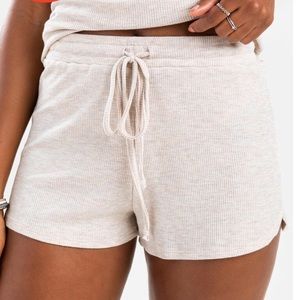 ⭐️3/$20 Francesca's Charcoal Grey Kaylee Drawstring Shorts